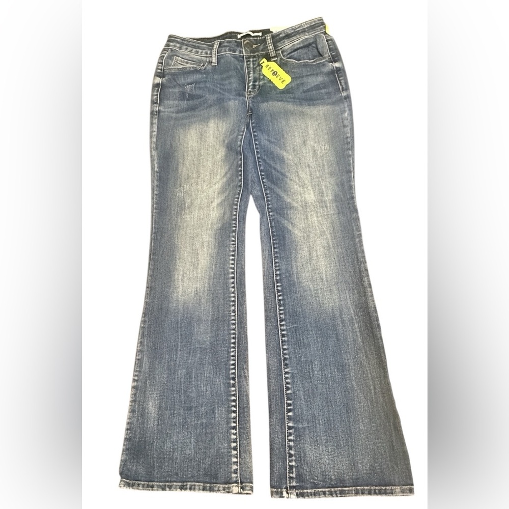 Junior’s SO Low Rise Bootcut Jeans 9 short/29W Made with Recycled Materials NWT